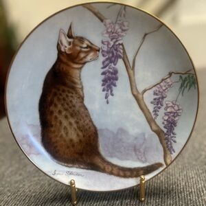 How Sweet It Is By Irene Spencer Decorative Plate From “Cats & Flowers”
#1024246